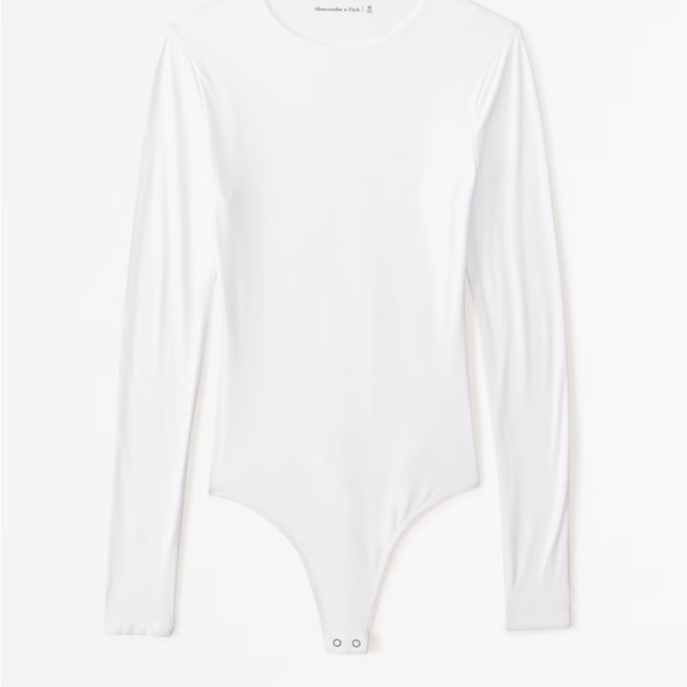 Soft Matte Seamless Long-Sleeve Crew Bodysuit